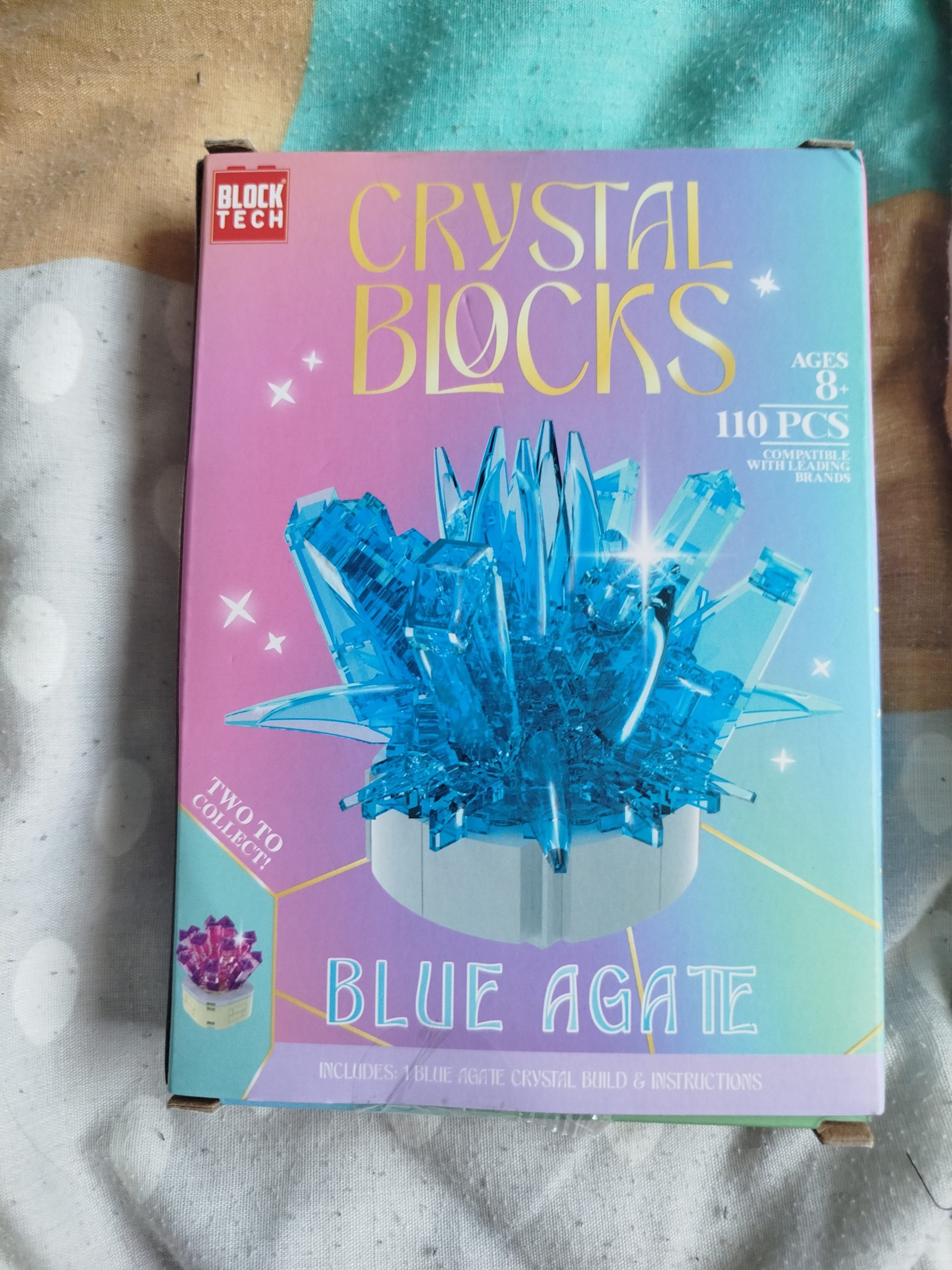 A crystal Lego build.